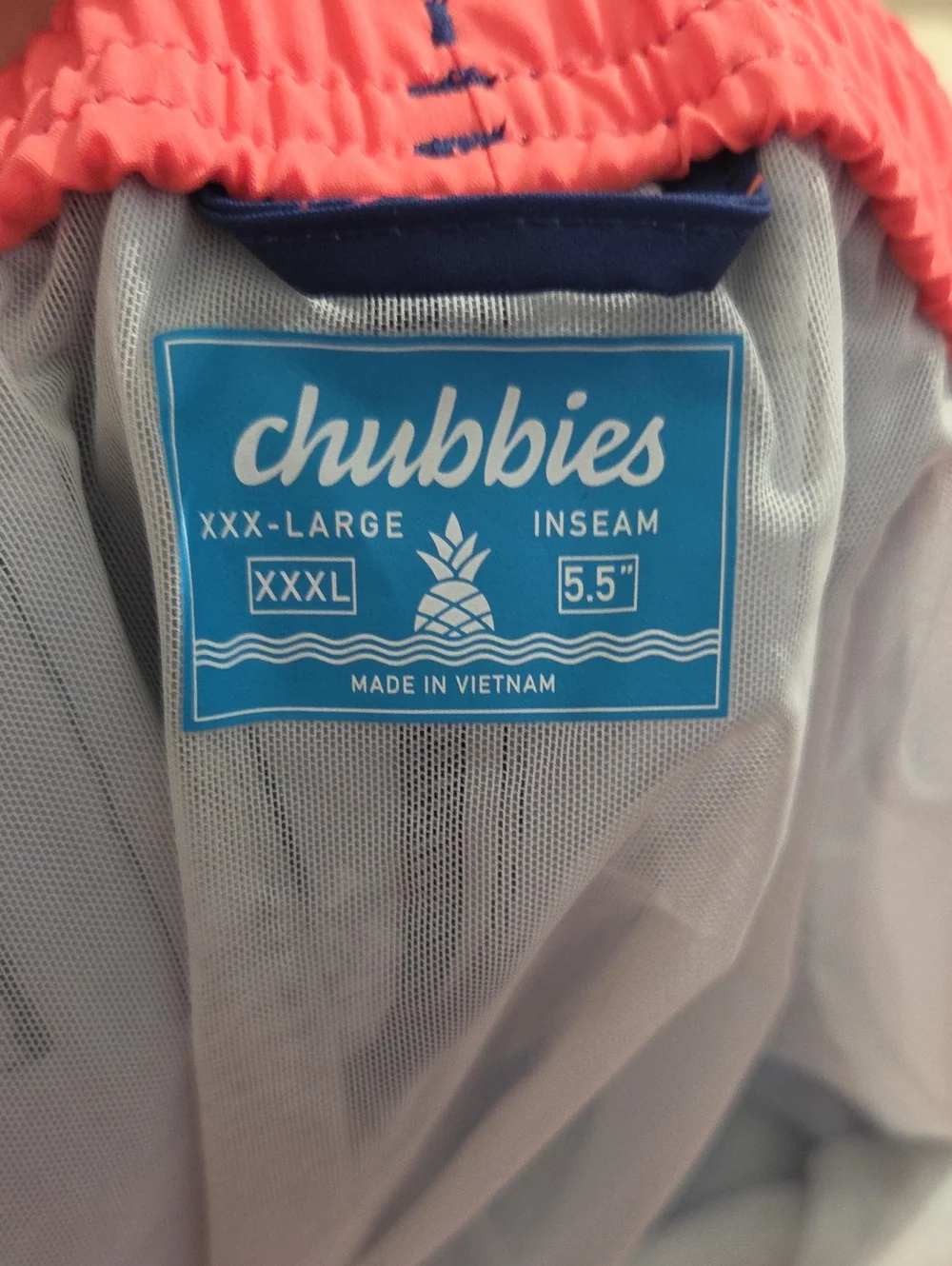 Chubbies 5.5 Inch Inseam Triton Of The Seas Men's Navy Swim Trunks